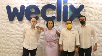 Giuliano Mendes, Katia Andrade, Fabrício Kameyama e Ricardo Campos, diretores da Weclix.