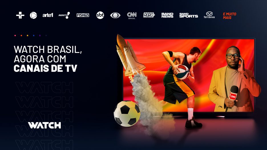 Watch Brasil lança serviço de TV linear em streaming hospedado na nuvem/Crédito: Divulgação