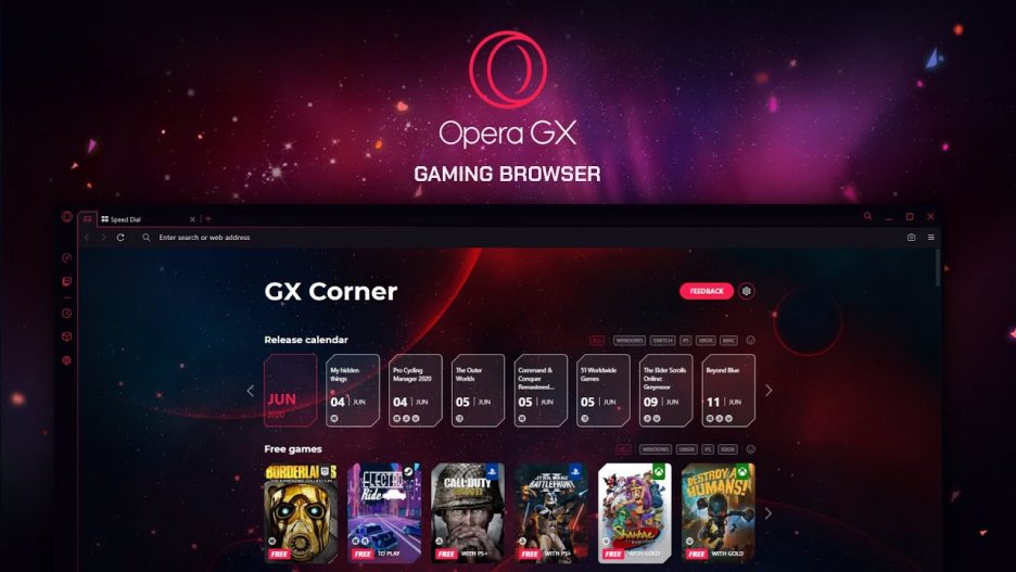 Opera GX premiará melhor jogo para a página 'Sem Internet