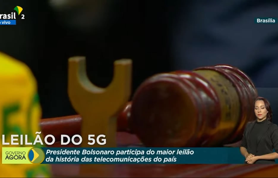 Início Leilão 5G - Crédito: tvBrasil