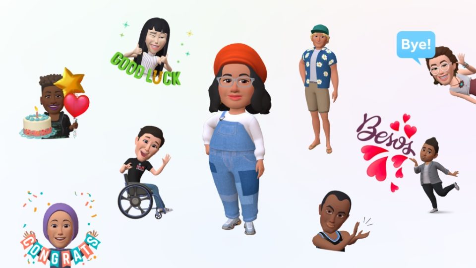 Meta lança avatares 3D para Facebook e Messenger/Crédito: Divulgação