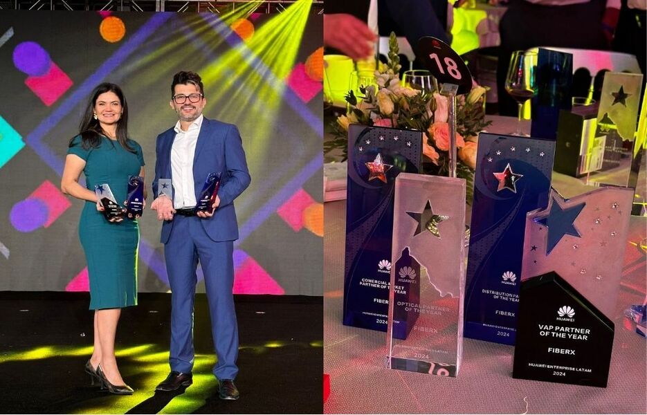 FiberX recebe 4 prêmios internacionais da Huawei no México