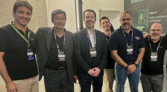 Encontro entre líderes da Anlix e Vero no AGC 2025, São Paulo-SP